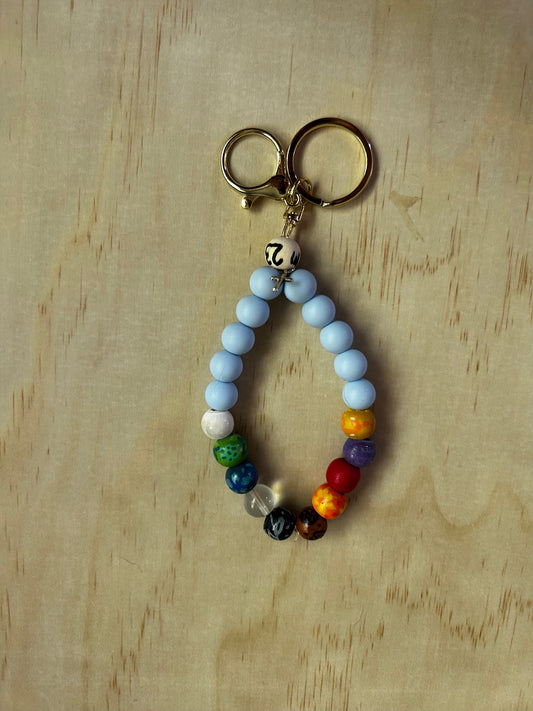 Psalm 23 Handmade Nonslip Keychain Bracelets